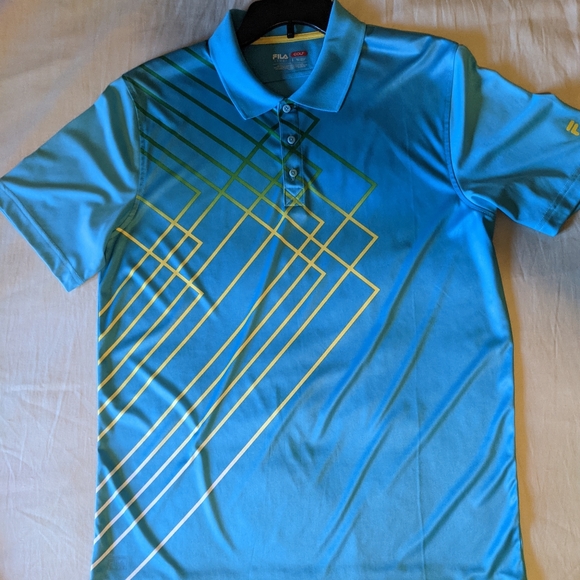 Performance FILA Sport Golf Polo Blue size Large - Picture 2 of 4